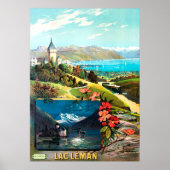 d'ALÉSI, F. Hugo. Lac Leman, 1895. Poster (Vorne)