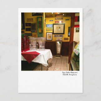 Daleville PA postcard-Kay's Italian Restaurant Postkarte