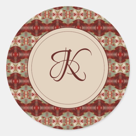 Daley w/Initial Umschlag Aufkleber (Vorderseite)