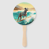Dalformation Beach Surfgrafieren Fächer (Rückseite)