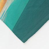 Dalformation Beach Surfgrafieren Fleecedecke (Ecke)