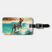Dalformation Beach Surfgrafieren Gepäckanhänger (Vorderseite horizontal)