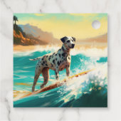 Dalformation Beach Surfgrafieren Geschenkanhänger (Rückseite)