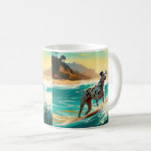 Dalformation Beach Surfgrafieren Kaffeetasse (VorderseiteRechts)