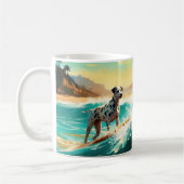 Dalformation Beach Surfgrafieren Kaffeetasse (Links)