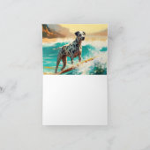 Dalformation Beach Surfgrafieren Karte (Innenseite)