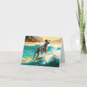 Dalformation Beach Surfgrafieren Karte (Vorderseite)