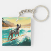 Dalformation Beach Surfgrafieren Schlüsselanhänger (Rückseite)