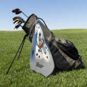 Dalformation Dog Golfhandtuch (Gras)