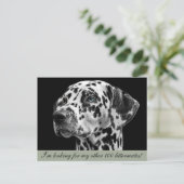 Dalformation Hund Postkarte (Stehend Vorderseite)