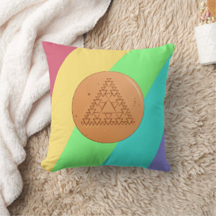Dalgona Candy Dreieck Quadrat Kissen