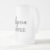 Dalgona TikTok Whipped Coffee Mattglas Bierglas (VorderseiteRechts)