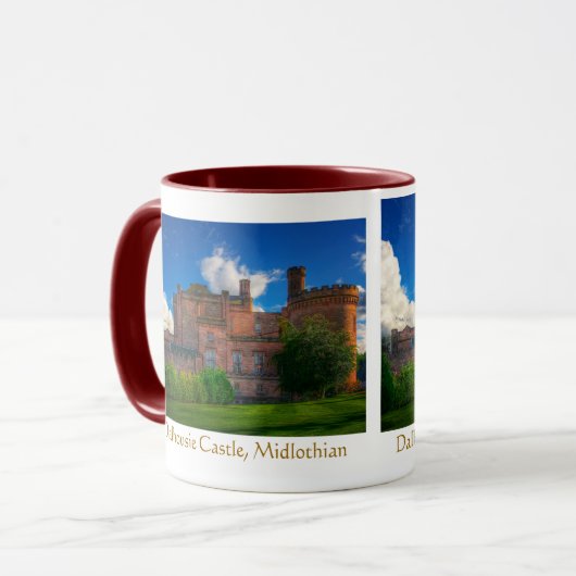 Dalhousie Schloss, Midlothian, Schottland Tasse (Vorderseite Links)