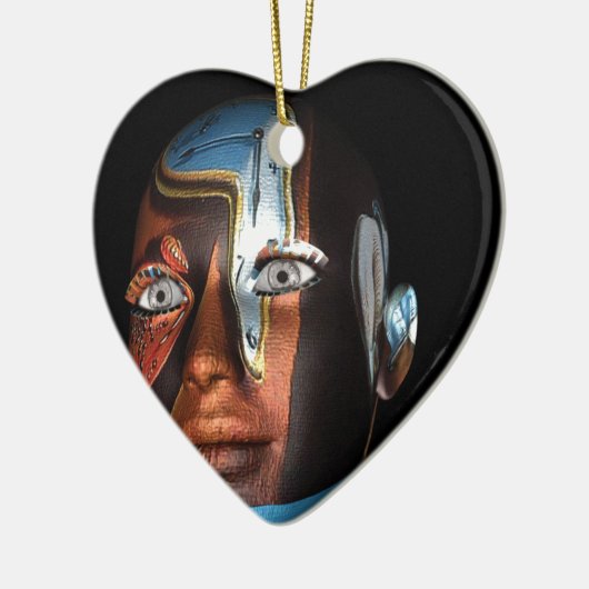 Dali 3d Illustrationen auf Waren Keramikornament (Links)