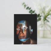 Dali 3d Illustrationen über Werbeartikel Postkarte (Stehend Vorderseite)