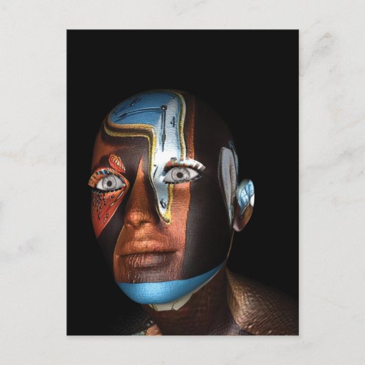 Dali 3d Illustrationen über Werbeartikel Postkarte (Vorderseite)