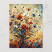 dali florale Postkarte (Vorderseite)