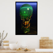 Dali Gazing Ball Poster (Küche)