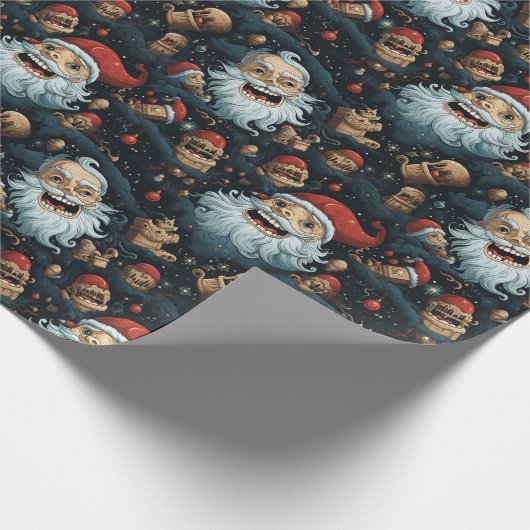 Dali-Santa Geschenkpapier (Ecke)