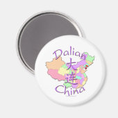 Dalian-China Magnet (Vorderseite/Rückseite)