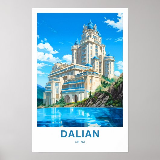 Dalian China Travel Print Poster (Vorne)