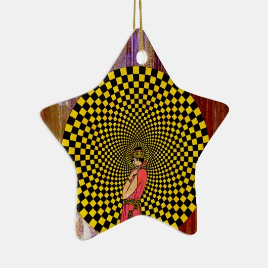 Daliance von Michael Moffa Keramik Ornament (Rechts)