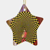 Daliance von Michael Moffa Keramik Ornament (Links)