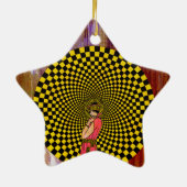 Daliance von Michael Moffa Keramik Ornament (Hinten)