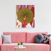 Daliance von Michael Moffa Leinwanddruck (Insitu (Wohnzimmer))