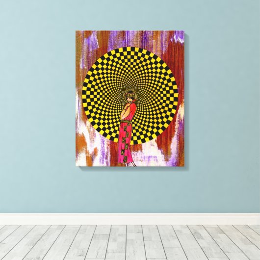 Daliance von Michael Moffa Leinwanddruck (Insitu (Holzboden))