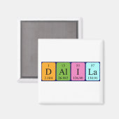 Dalila Periodenmagnet Magnet (Vorderseite/Rückseite)