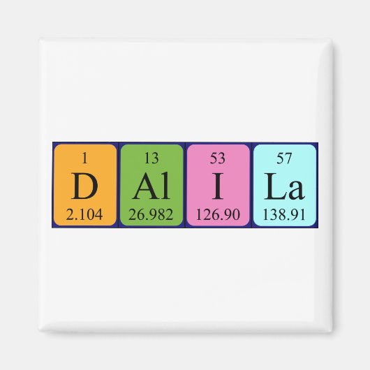 Dalila Periodenmagnet Magnet (Vorne)