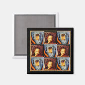 Dalimadonna Küchen Kühlschrank Magnet (Vorderseite/Rückseite)