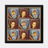 Dalimadonna Küchen Kühlschrank Magnet (Vorne)