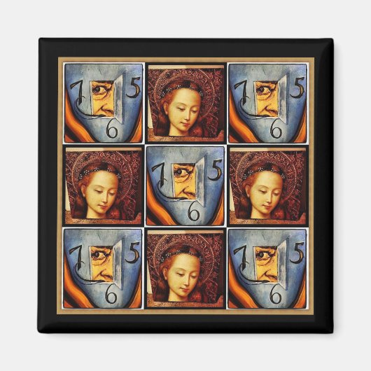 Dalimadonna Küchen Kühlschrank Magnet (Vorne)