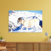 Dall Schafe, Ovis dalli, vollständiger ram Leinwanddruck (Insitu (Wohnzimmer))