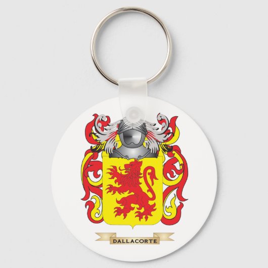 Dalla Corte Coat of Arms Schlüsselanhänger (Vorderseite)