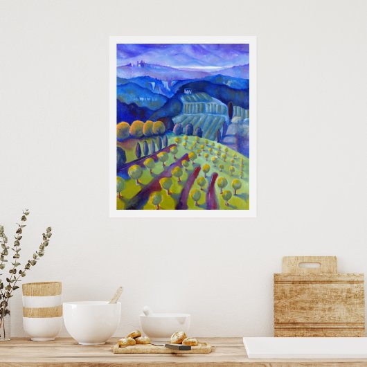 Dalla finestra della cucina poster (Küche)