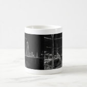 Dallas Abend Walk Grayscale Kaffee Tasse (Mittel)
