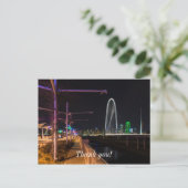 Dallas Abend Walk Postkarte (Stehend Vorderseite)