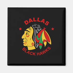 Dallas Black Hawks Vintage Eishockeyfan  Magnet