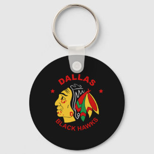 Dallas Black Hawks Vintage Eishockeyfan Schlüsselanhänger