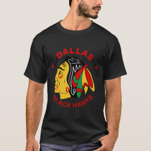 Dallas Black Hawks Vintage-Eishockeyfan T-Shirt