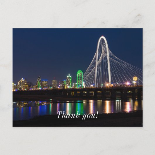 Dallas Bridge Blick Postkarte (Vorderseite)