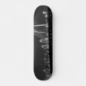 Dallas Bridge View Grayscale Skateboard (Vorne)