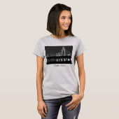 Dallas Bridge View Grayscale T - Shirt (Vorne ganz)
