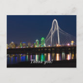 Dallas Bridge View Postkarte (Vorderseite)