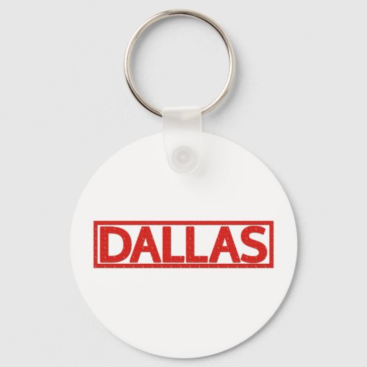 Dallas Briefmarke Schlüsselanhänger (Vorderseite)