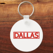 Dallas Briefmarke Schlüsselanhänger (Vorderseite)
