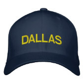 Dallas Cap Bestickte Baseballkappe (Vorderseite)